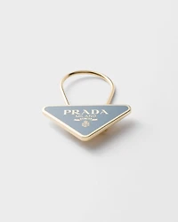 Enameled metal key ring