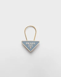 Enameled metal key ring