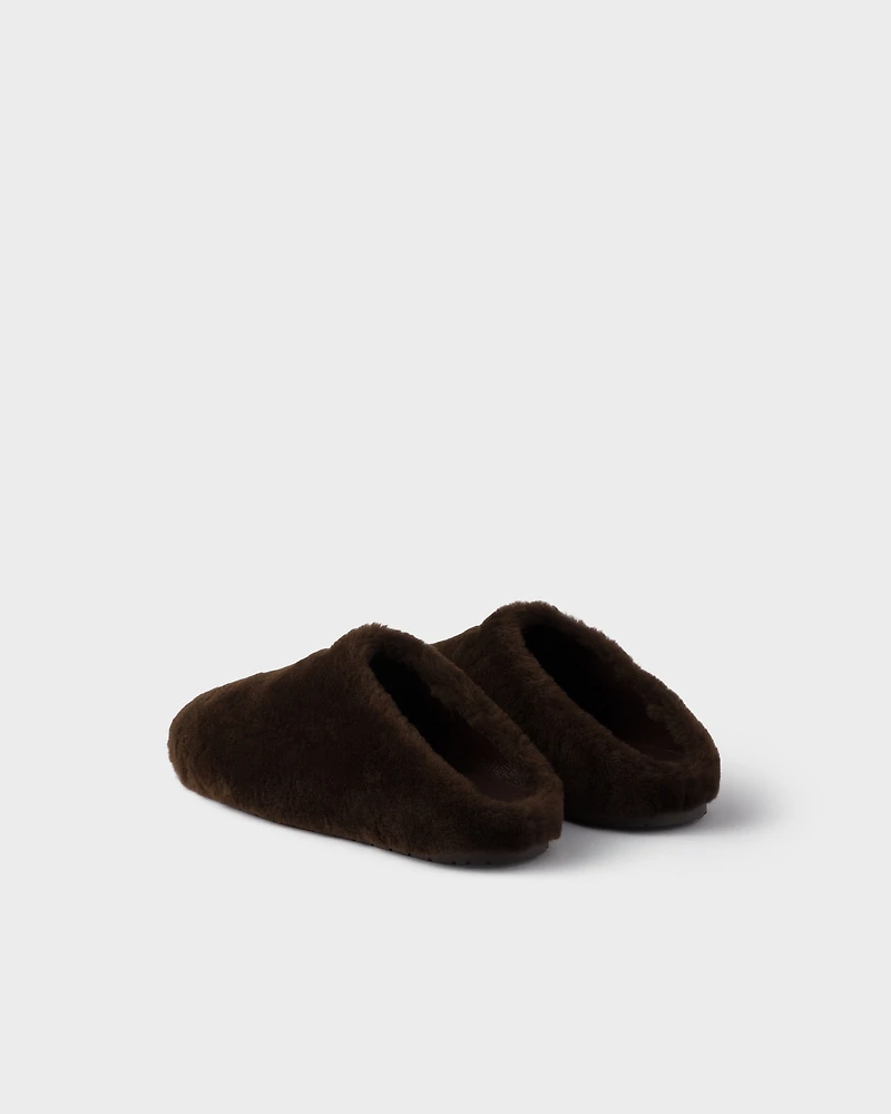 Shearling mules