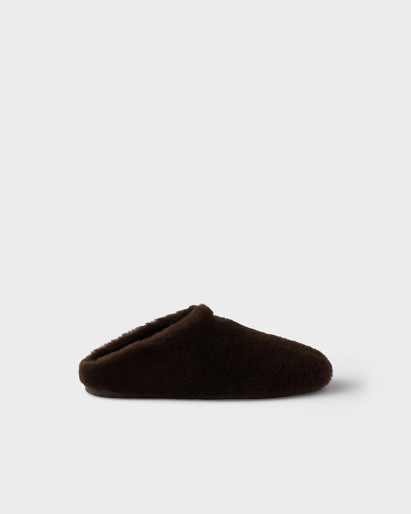 Shearling mules