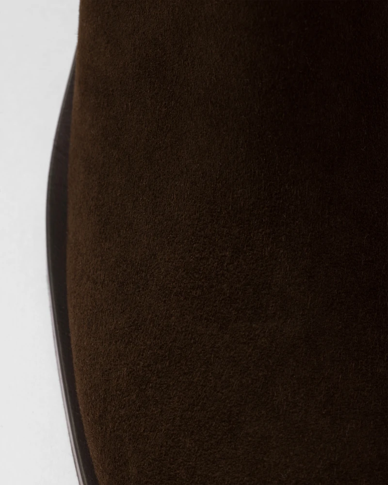 Suede booties