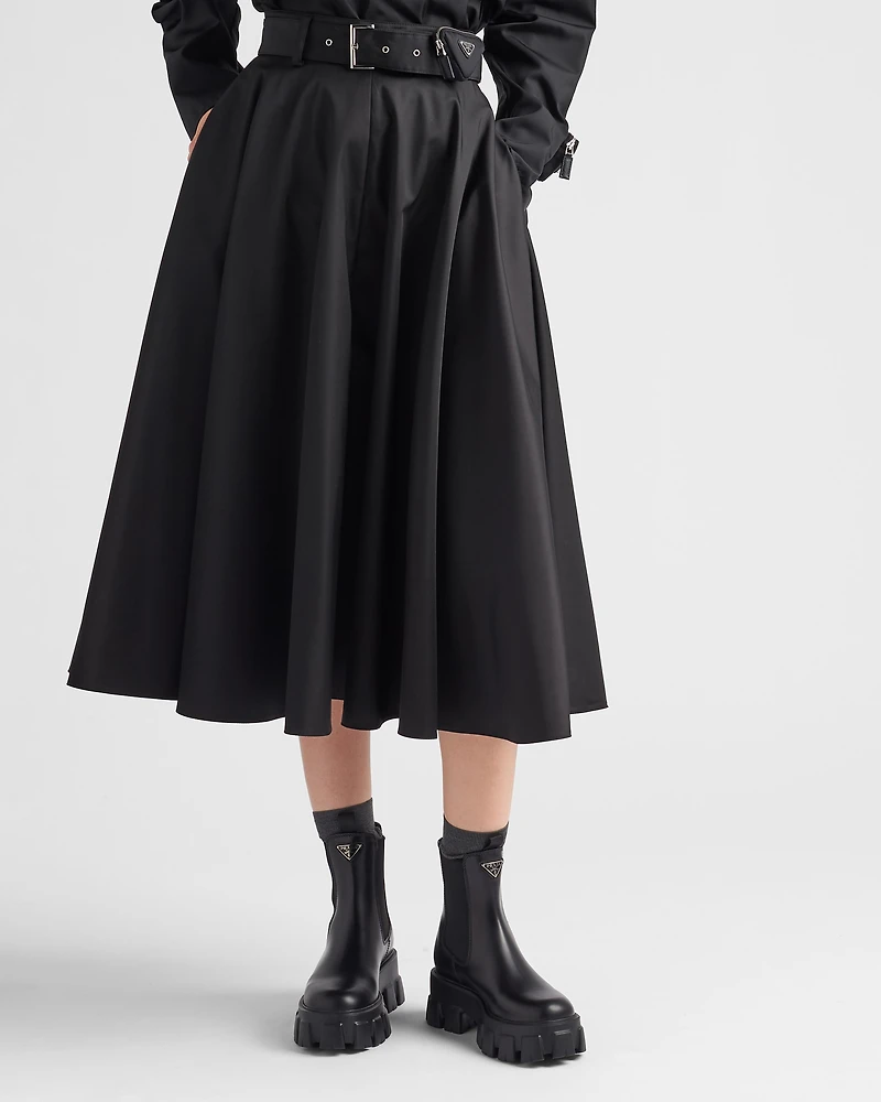 Monolith brushed leather booties