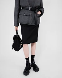Monolith brushed leather Chelsea boots