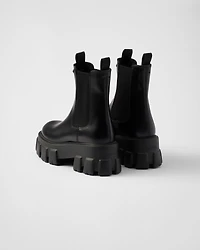 Monolith brushed leather Chelsea boots