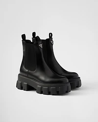 Monolith brushed leather Chelsea boots