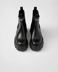 Monolith brushed leather Chelsea boots