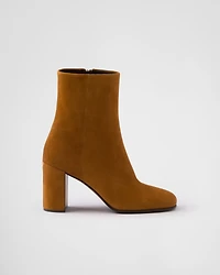 Suede booties