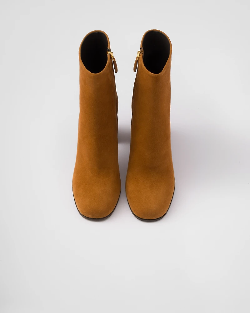 Suede booties