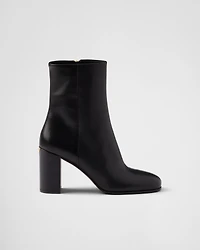 Leather booties
