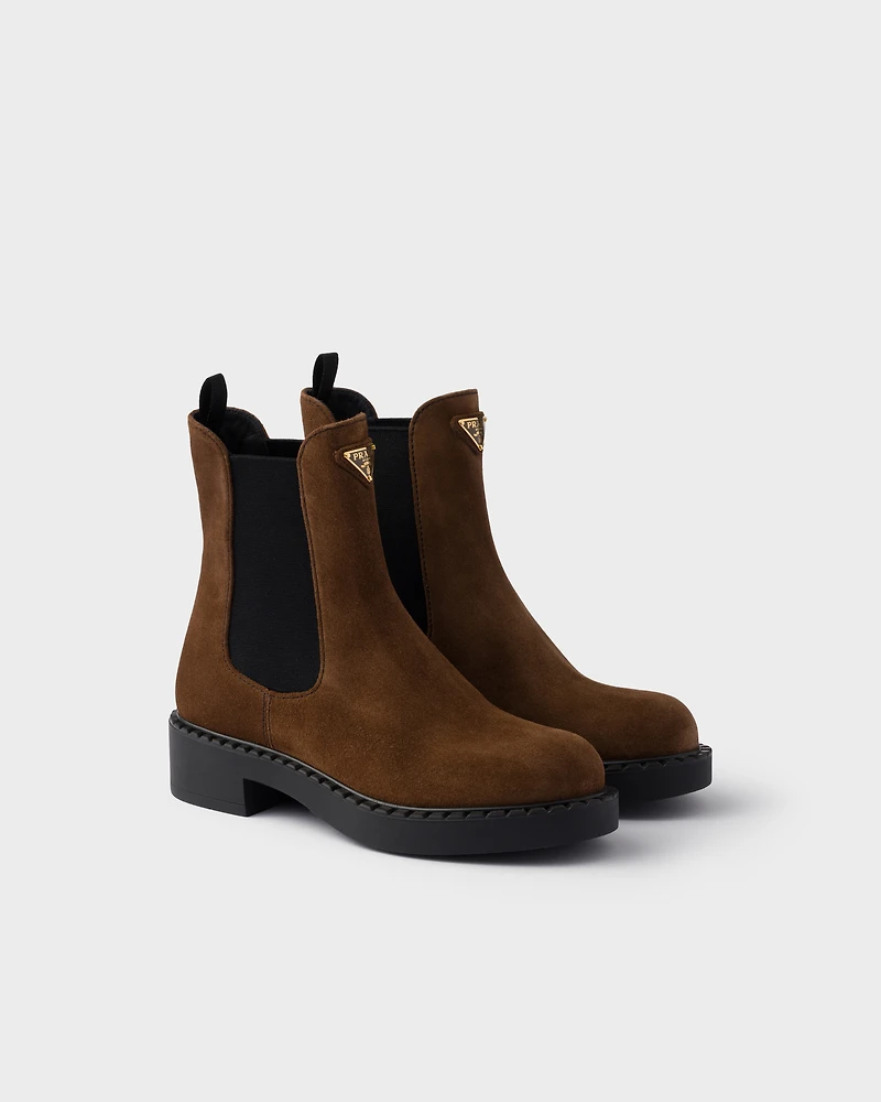 Suede Chelsea boots