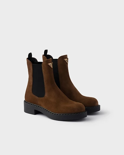 Suede Chelsea boots