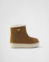 Suede booties