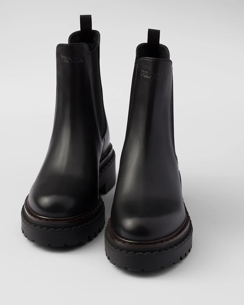 Leather Chelsea boots
