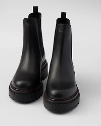 Leather Chelsea boots