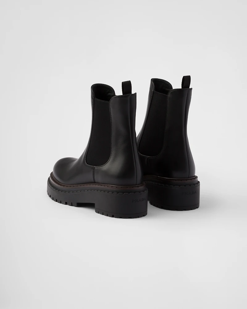 Leather Chelsea boots