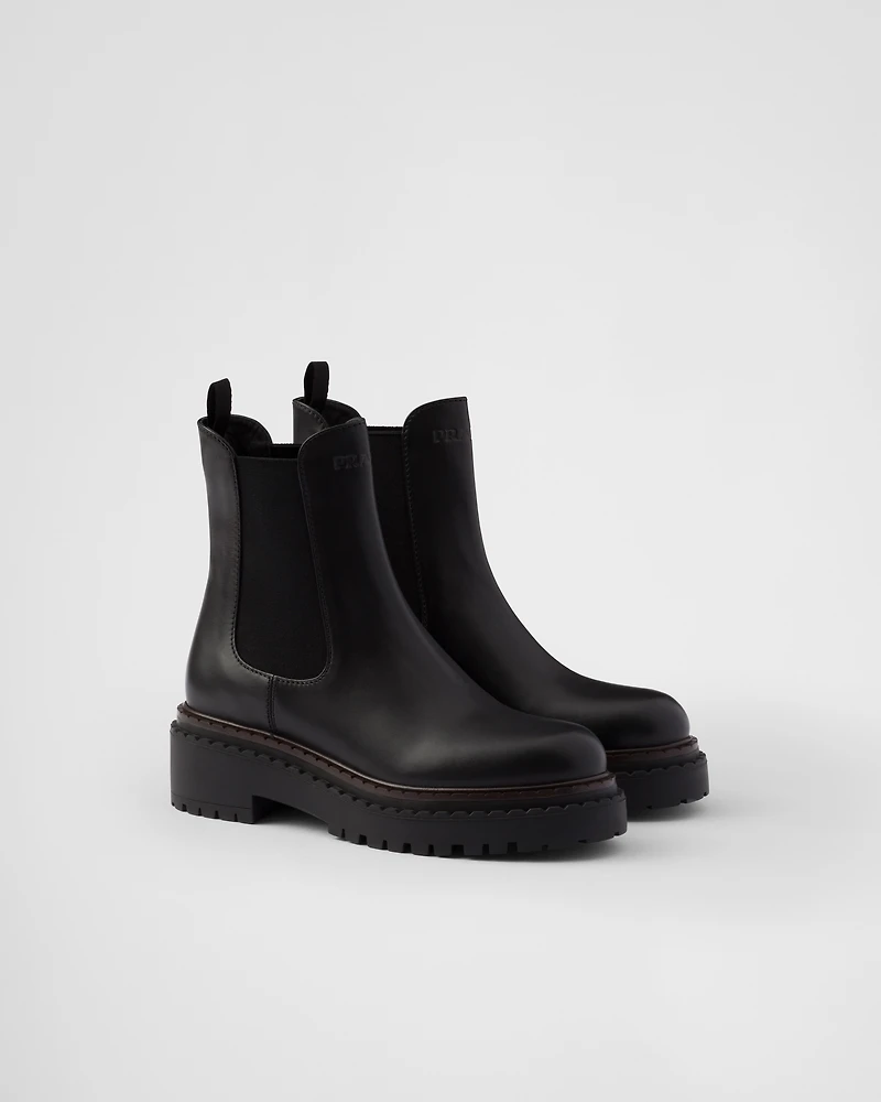 Leather Chelsea boots