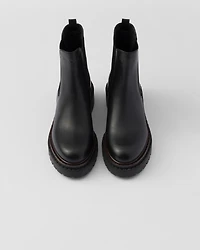 Leather Chelsea boots