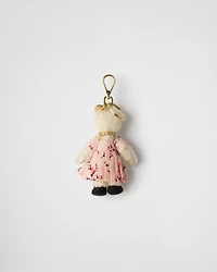 Teddy keychain charm