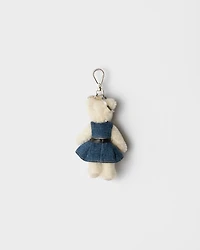 Teddy keychain charm
