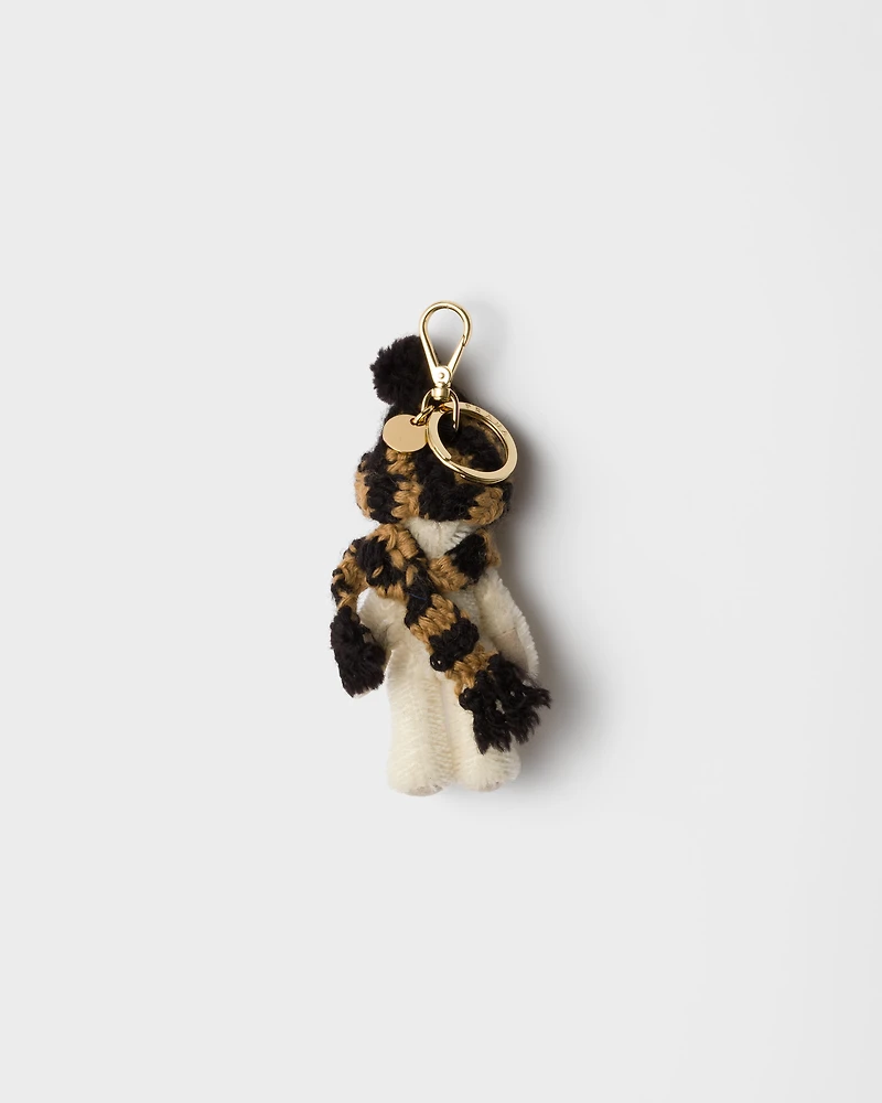 Teddy keychain charm