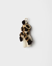 Teddy keychain charm