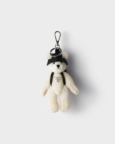 Teddy keychain charm