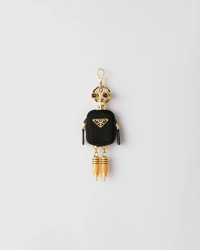 Robot Re-Nylon bag charm