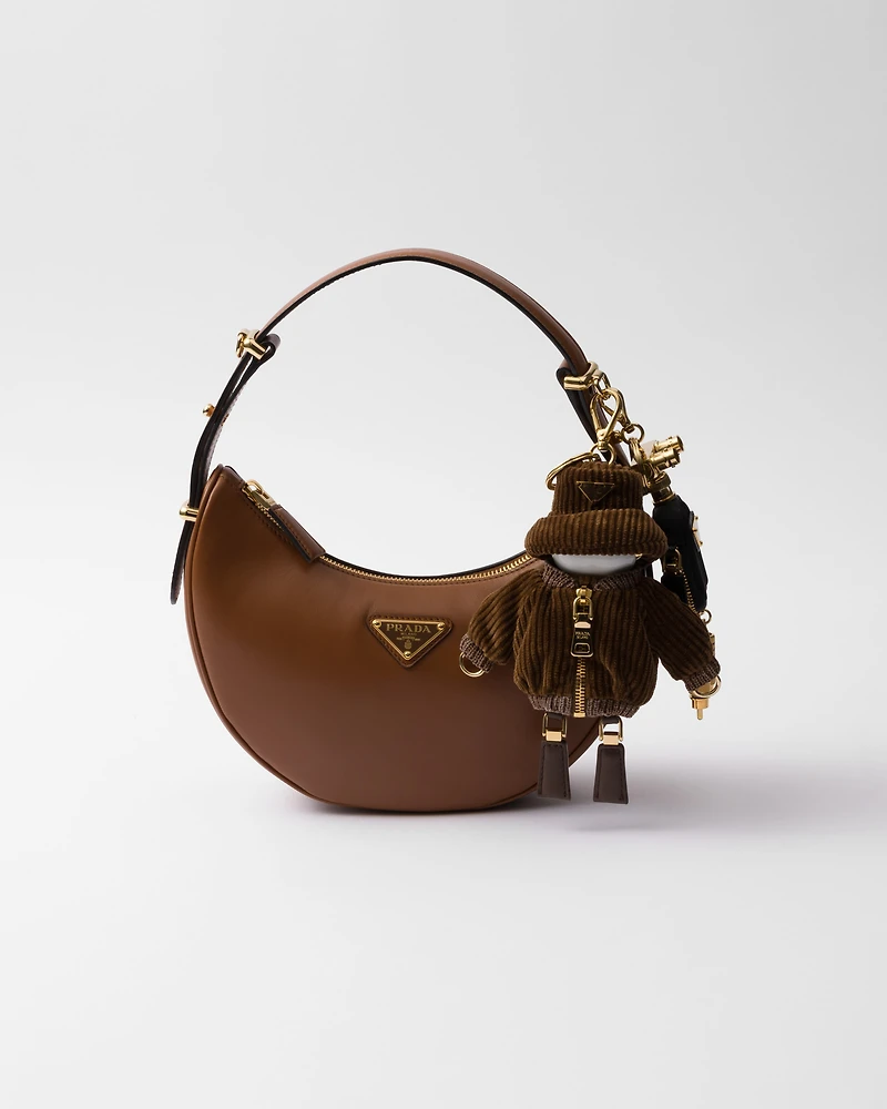 Soft Robot corduroy bag charm
