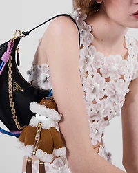 Soft Robot shearling bag charm
