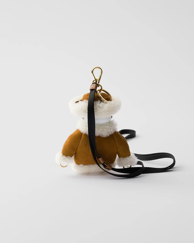 Soft Robot shearling bag charm