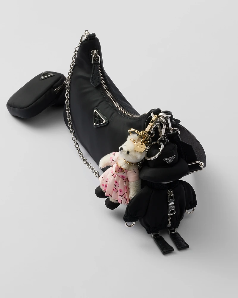 Soft Robot Re-Nylon bag charm with shoulder strap