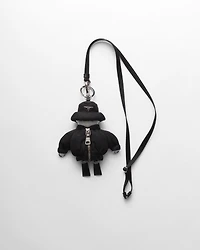 Soft Robot Re-Nylon bag charm with shoulder strap