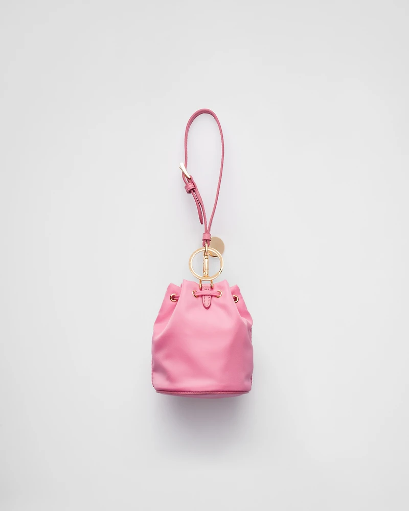 Mini Icon Re-Nylon bag charm