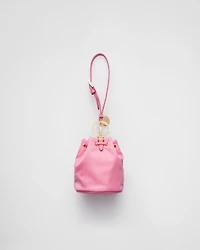 Mini Icon Re-Nylon bag charm