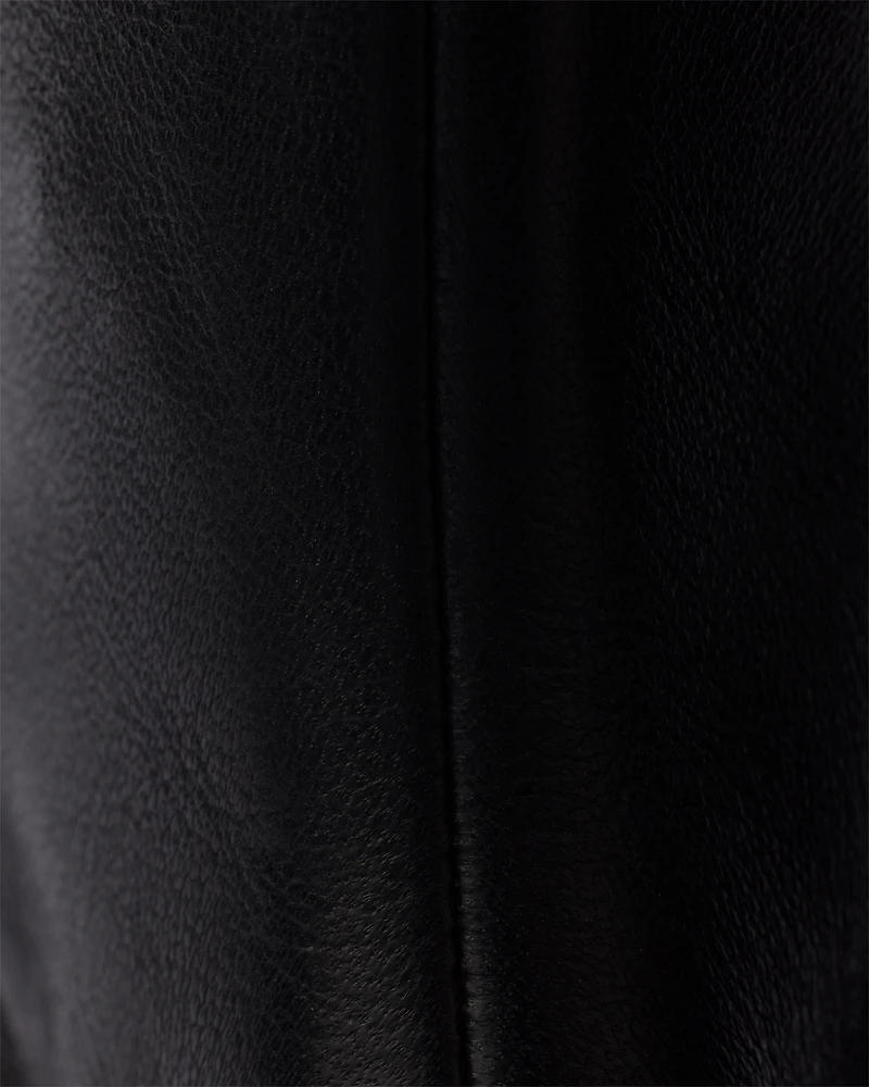 Monolith stretch nappa leather booties