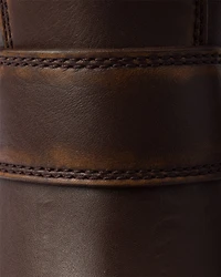 Leather booties