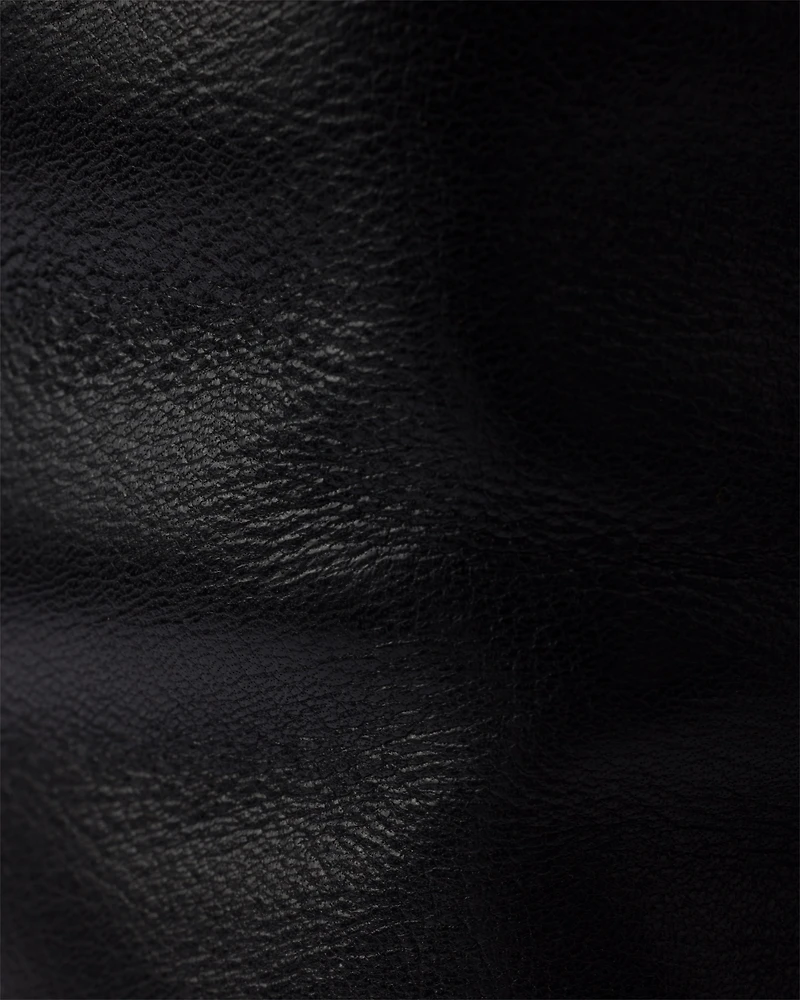 Heeled leather boots