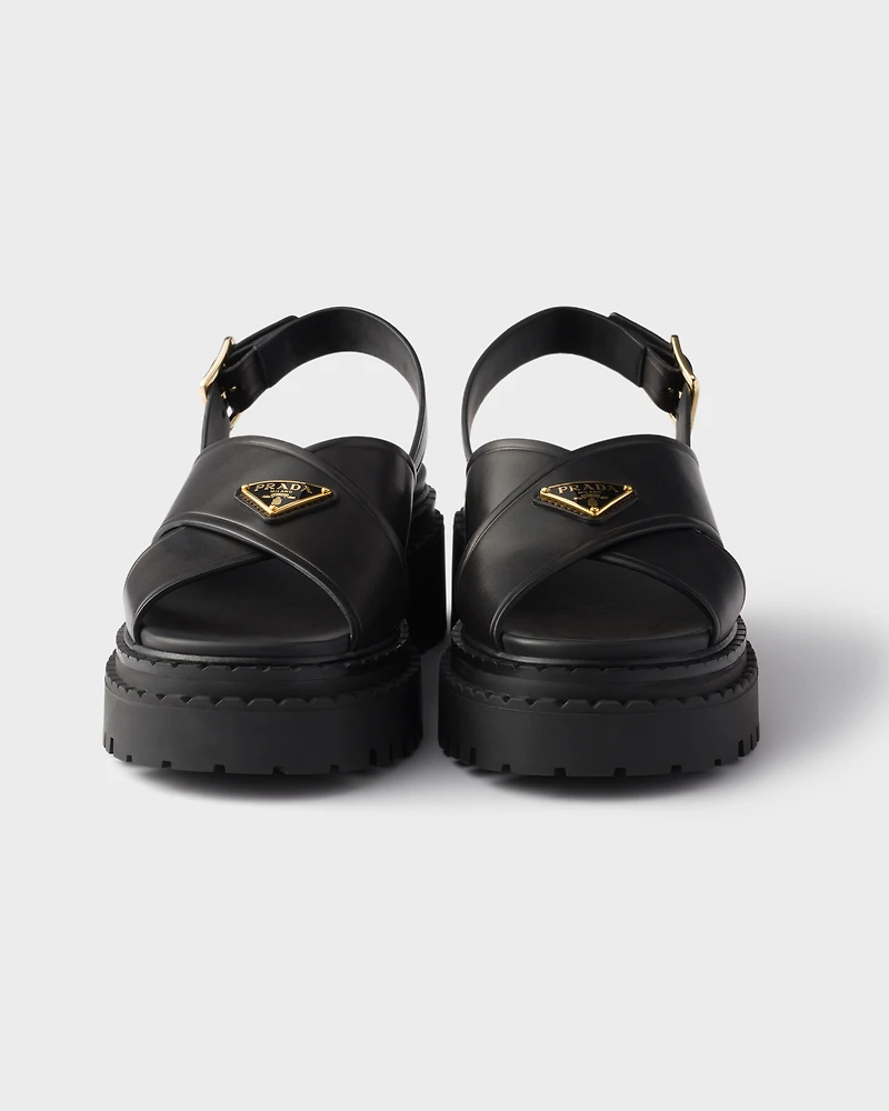 Leather sandals