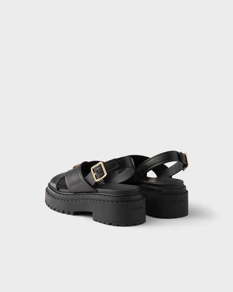 Leather sandals