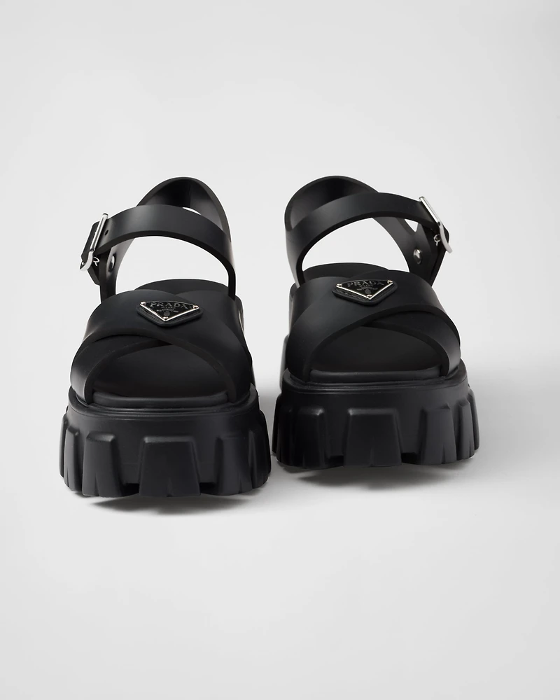 Monolith rubber sandals
