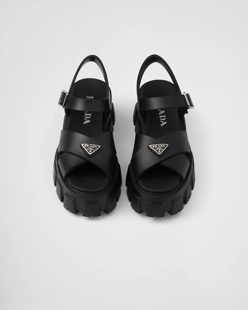 Monolith rubber sandals