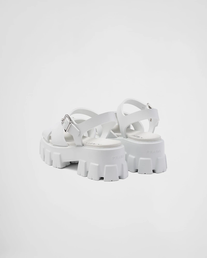 Monolith rubber sandals