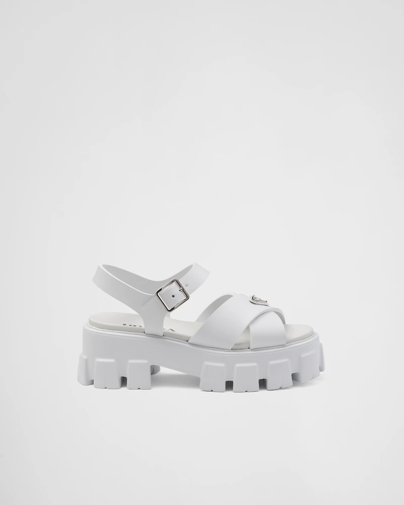 Monolith rubber sandals