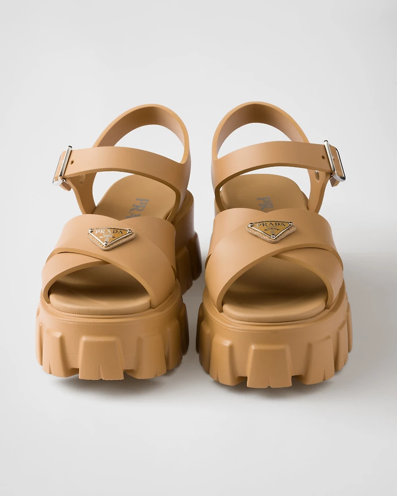 Monolith rubber sandals