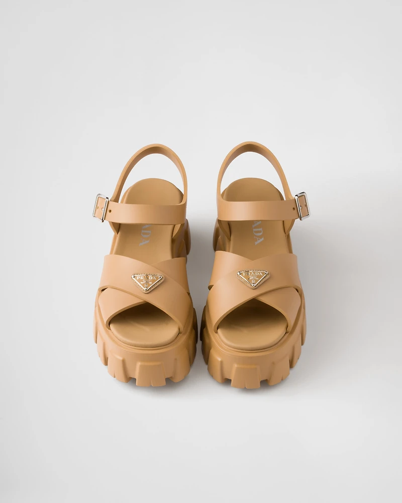 Monolith rubber sandals