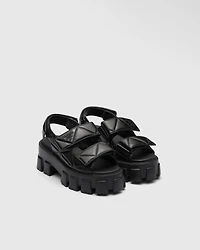 Monolith nappa leather sandals