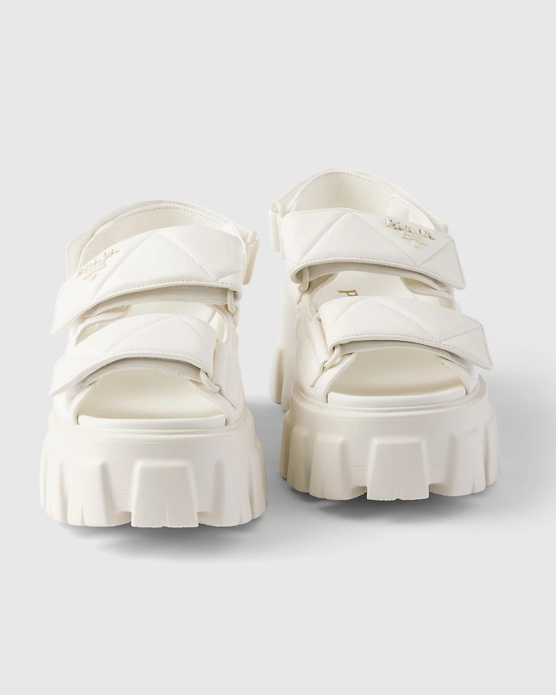 Monolith nappa leather sandals