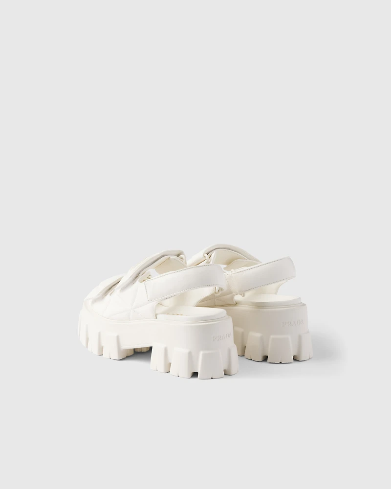 Monolith nappa leather sandals