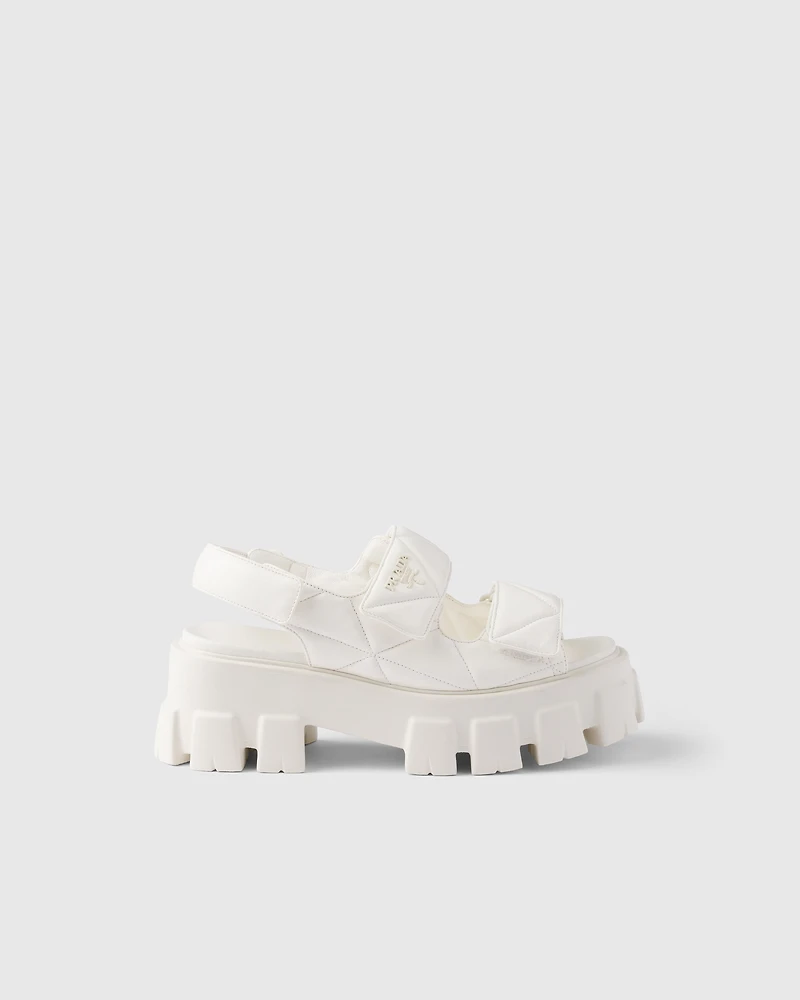 Monolith nappa leather sandals