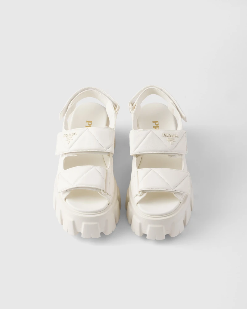 Monolith nappa leather sandals